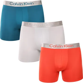 Boxerky 3PACK pánské boxerky Calvin Klein vícebarevné (NB4124-0HD) M NB4124-0HD Možnost vrácení zboží ZDARMA do 120 dnů!
