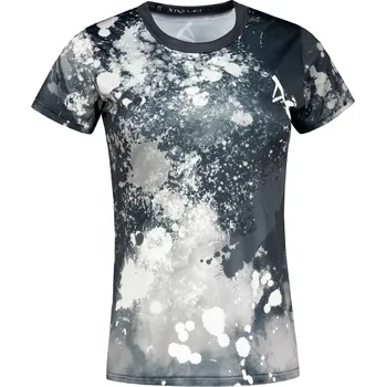 Dámské tričko Dámské funkční triko premium ALTISPORT VOJ/ALW055TR01 ČERNOBÍLÁ M