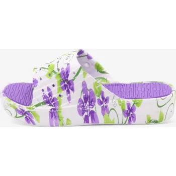 Dámské pantofle SAMLUX® Dámské letní pantofle A8806 purple Barva: White, Velikost: 41