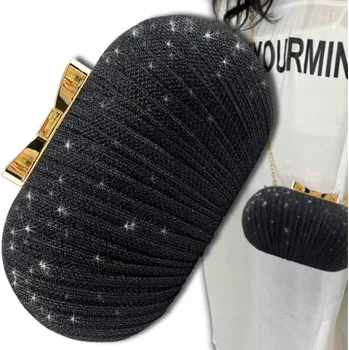 Kabelka EdiBazzar kabelka psaníčko syntetické černé