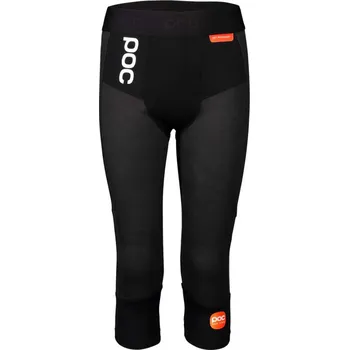 cyklistický dres POC Cyklistické spodky - RESISTANCE LAYER TIGHTS JR - černá/oranžová