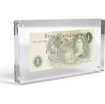 Obal pro sběratelský předmět Leuchtturm Expressio 170 - akrylátový rámeček 170 x 85 mm pro bankovku, pohlednici