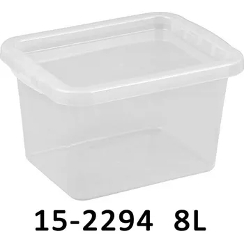 Úložný box Plastový úložný box Basic Box 8L MIKAWI 15-2294