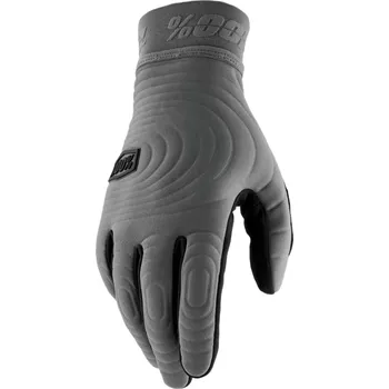 Cyklistické rukavice 100% Brisker Xtreme Gloves charcoal S