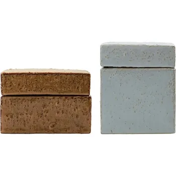 Úložný box Sada úložných boxů House Doctor 900000060 průhledná TSP