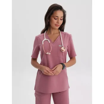 Zdravotnický oděv Lékařská Mikina Raya One Pocket - WOODROSE 0