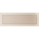 Krbová mřížka 17x49 BASIC krémová s žaluzií