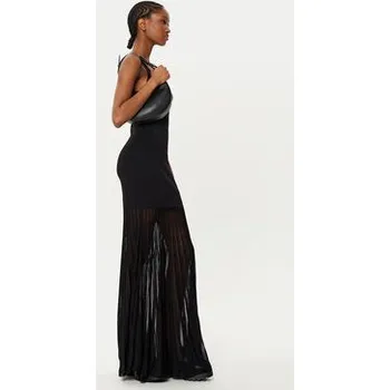 Dámské šaty MICHAEL Michael Kors Letní šaty MF482LFBFD Černá Slim Fit S