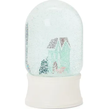 Vánoční dekorace Tchibo Sněžítko s LED 18 cm bílá