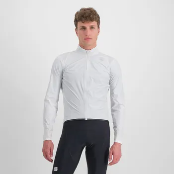 Cyklistická bunda SPORTFUL Cyklistická voděodolná pláštěnka - HOT PACK NORAIN - bílá