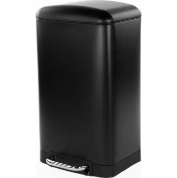 Odpadkový koš Odpadkový koš 5five Simply Smart s pedálem, kovový, černý, 20 l