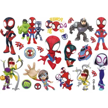 Odstranitelné tetování Tetování pro děti Spidey (1 ks)