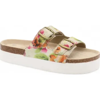 Dámské pantofle SAMLUX® Dámské korkové biopantofle 9028 beige Barva: Beige, Velikost: 36