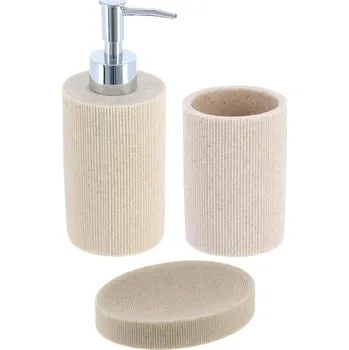 Sada koupelnových doplňků Sada koupelnových doplňků PORZIO béžová