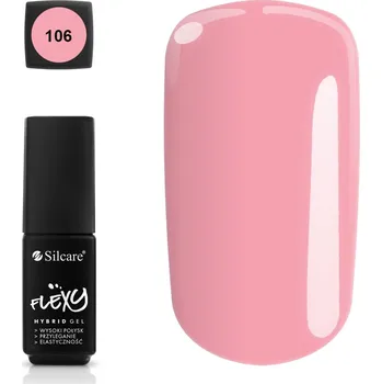 Lak na nehty Hybridní lak barevný lak Silcare 106 4,5 g ml