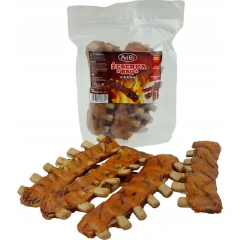 Pamlsek pro psa Samkołyk Pamlsek pamlsky pro psy poloměkká BBQ žebírka 330g 6 Ks Adbi