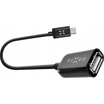 Datový kabel Kabel Fixed USB - USB typ C 0 m černý