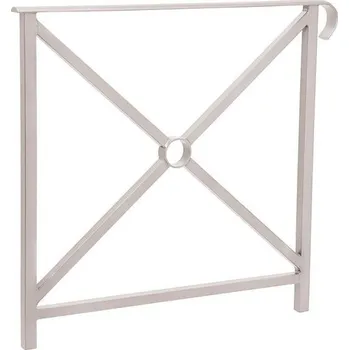 Zábradlí Procity Zábradlí Héritage, délka 800 mm, jedno madlo, jednoduchý kříž, barva šedá RAL7044