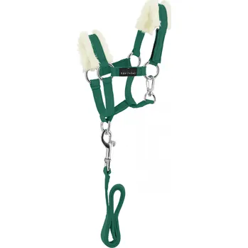 Hračka pro nejmenší EQUITHÈME Set ohlávky a vodítka Pony Academy Equithème, dark green