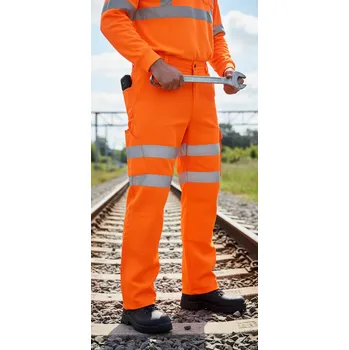 montérky Portwest Kalhoty RAIL COMBAT, oranžové Velikost XL oranžová
