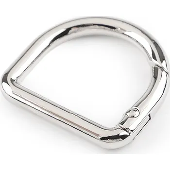 Karabina polokroužek průvlek 22 mm, barva 1 nikl