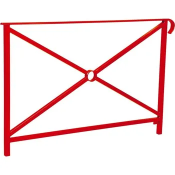 Zábradlí Procity Zábradlí Héritage, délka 1500 mm, jedno madlo, jednoduchý kříž, barva červená RAL3020