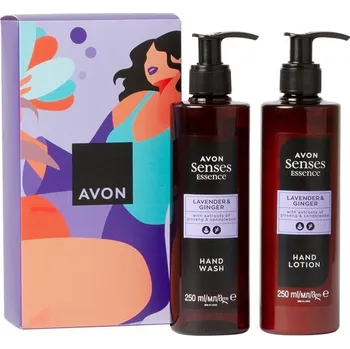 Kosmetická sada Avon Senses dárková sada s vůní levandule a zázvoru