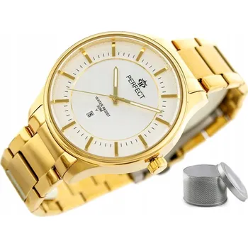 Hodinky PERFECT PÁNSKÉ HODINKY datumovka , GRAVÍROVÁNÍ KRABIČKY