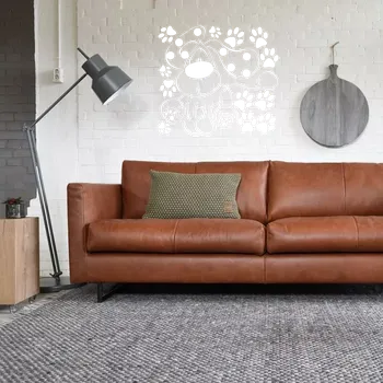 samolepka Sablio Samolepka na zeď: Běžící pejsek - 60x55 cm