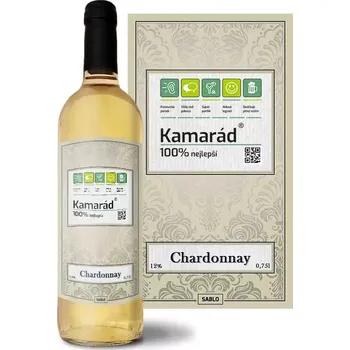 Víno Sablio Bílé víno Kamarád: 0,75 l