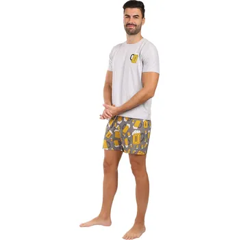 Pánské pyžamo Pánské pyžamo Lonka vícebarevné (Koffing velké pivo/tisk) XL Možnost vrácení zboží ZDARMA do 120 dnů!