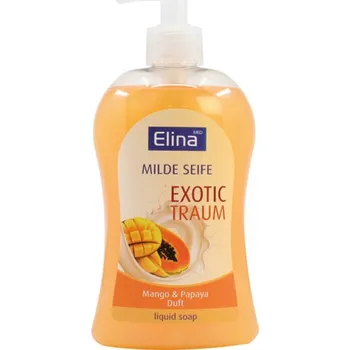 Mýdlo TEKUTÉ MÝDLO S PUMPIČKOU ELINA MED NĚMECKÉ 500 ML VELKÉ MANGO & PAPÁJA