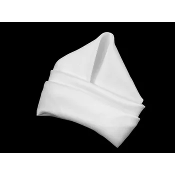 Látkový kapesník Kapesníček do saka v krabičce, malé, 1 bílá