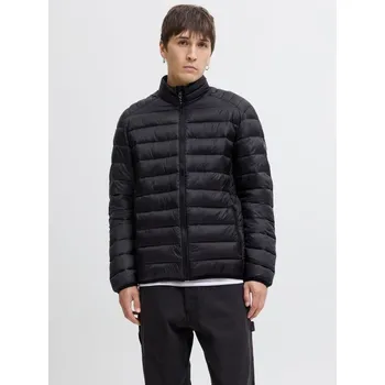 Jack&Jones pánská péřová bunda JJEBRADLEY LIGHT PUFFER COLLAR NOOS 12280971 BLACK L