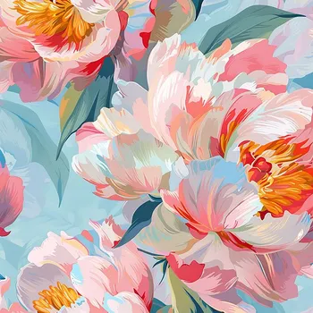 Umělé hedvábí se sametovým leskem květiny tmavé 64