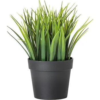 umělá květina TRÁVA Umělá rostlina v květináči FEJKA