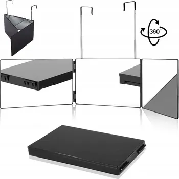 Zrcadlo ZRCADLO NA STŘIHÁNÍ KADEŘNICTVÍ S 3SMERNÝM SKLADEM, ZRCADLO O 360 STUPNÍCH