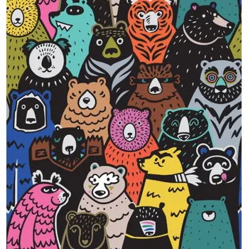 Látka na plavkové šortky medvědi