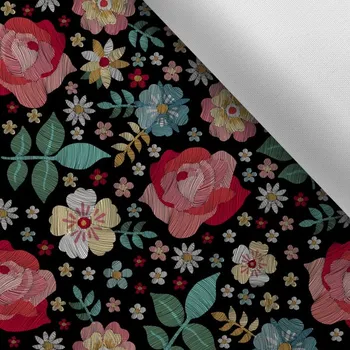 Látka s potiskem kočárkovina TD / NS španělská výšivka