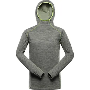 Pánská mikina Pánská funkční mikina ALPINE PRO Rolt zelená Velikost: XXXL