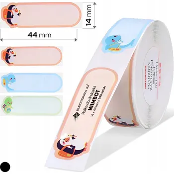 Speciální papír Samolepicí štítky samolepky pro termotransferový tisk do tiskárny Niimbot B18, rozměr 14x44 mm