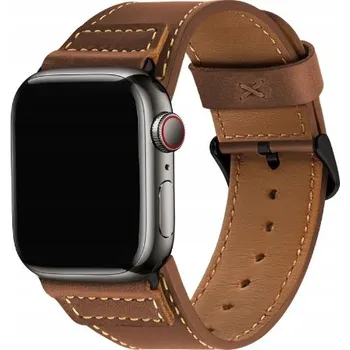 Řemínek na hodinky KOŽENÝ ŘEMÍNEK PRO APPLE WATCH 1 2 3 4 5 6 7 8 9 SE SE2 / 38MM / 40MM / 41MM