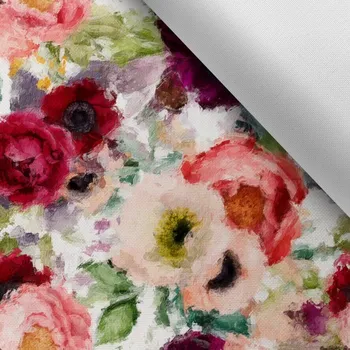 Látka s potiskem kočárkovina TD / NS Malba Romance