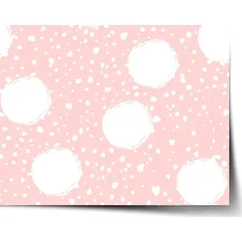 Plakát Sablio Plakát Bílé fleky - 60x40 cm