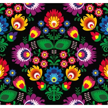 Funkční termo úplet s počesem folk Paula na černém