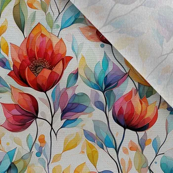 Úplet Punto di Roma 230g květiny světlé 73