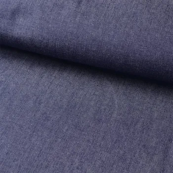 Látka riflovina tmavě modrá 330 g.