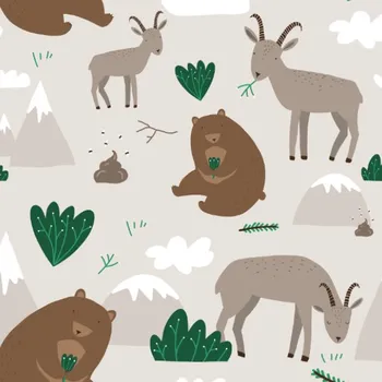 Látka softshell jarní horský zvěřinec