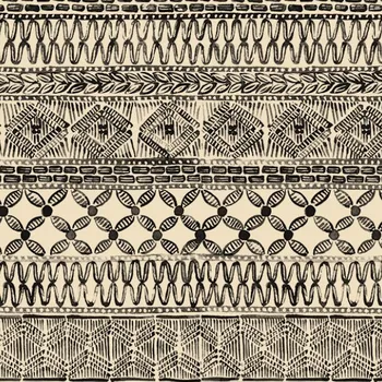 Látka s potiskem kočárkovina TD/NS Olivia kresba ecru