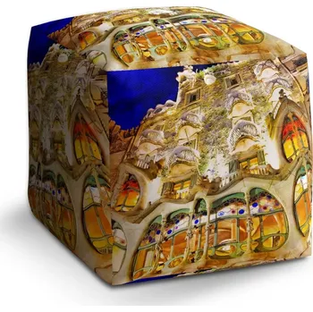Taburet Sablio Taburet Cube Barcelona Gaudi Casa Batllo 1: 40x40x40 cm